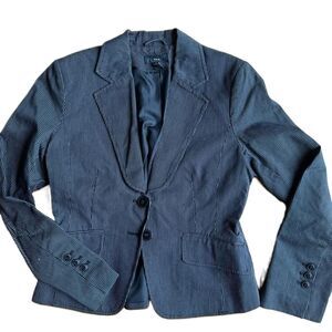 H&M Black and white stripe, blazer size 8